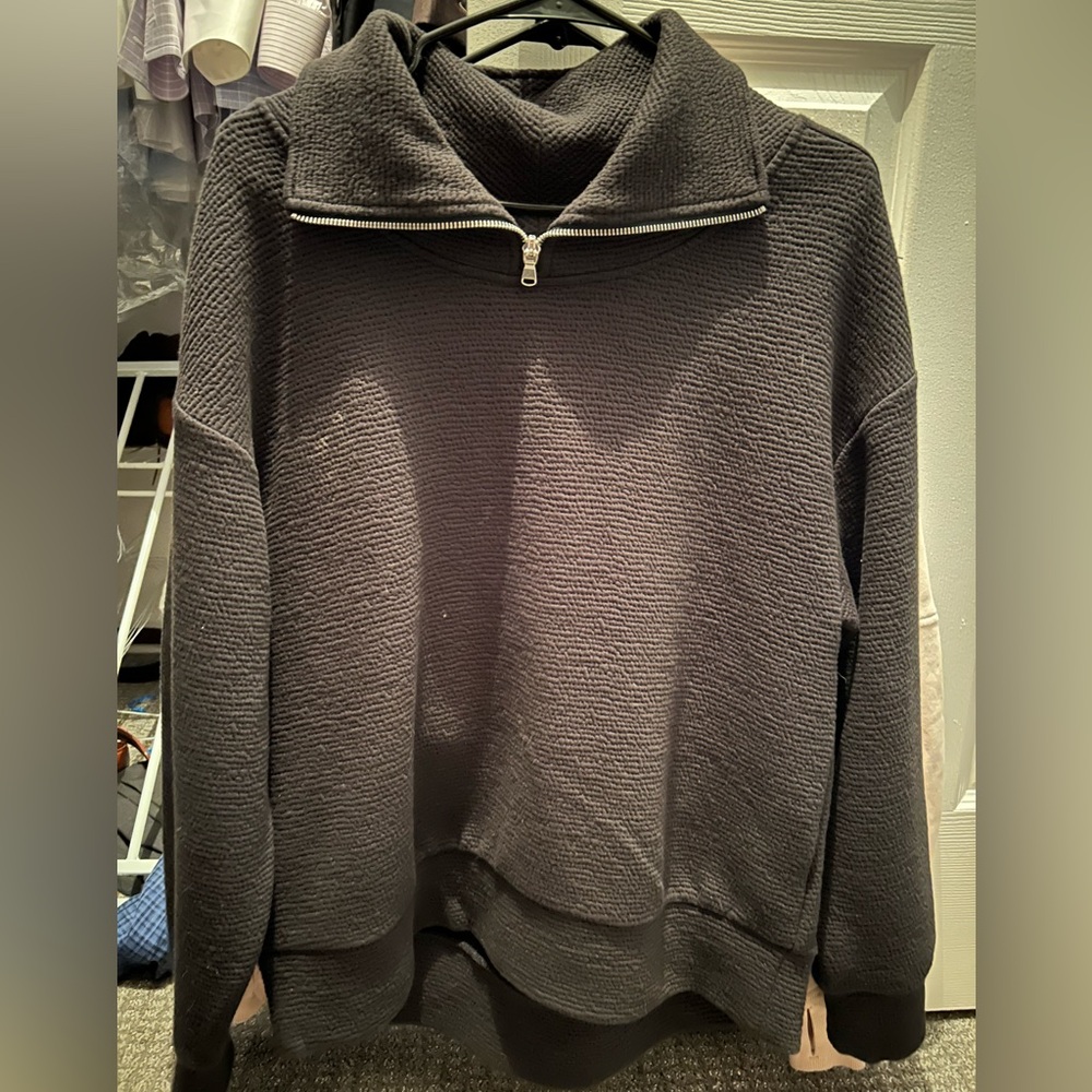Black Calia Quarter zip